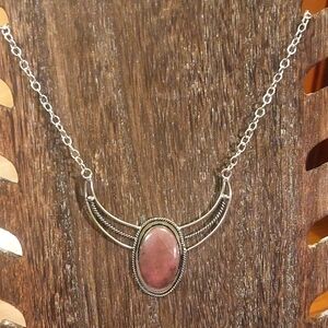 Rhodonite Statement Necklace